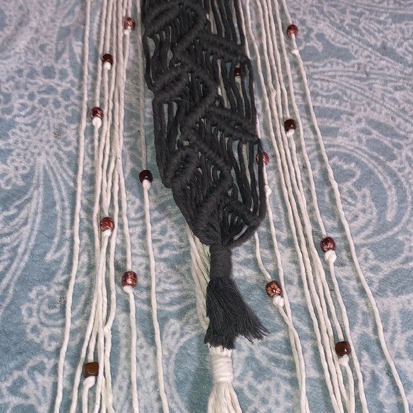 Unique Hand Crafted Macrame Sunflower Design Dream Catcher Hanging Wall Art - Picture 8 of 14